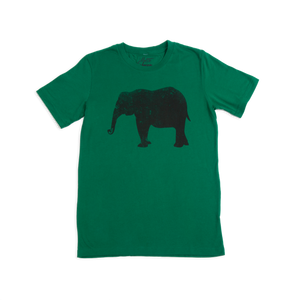 Unisex Elephant Tee - Green